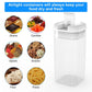 Airtight Food Storage Containers, 7 Pieces BPA Free Plastic Cereal Containers with Easy Lock Lids for Kitchen Pantry