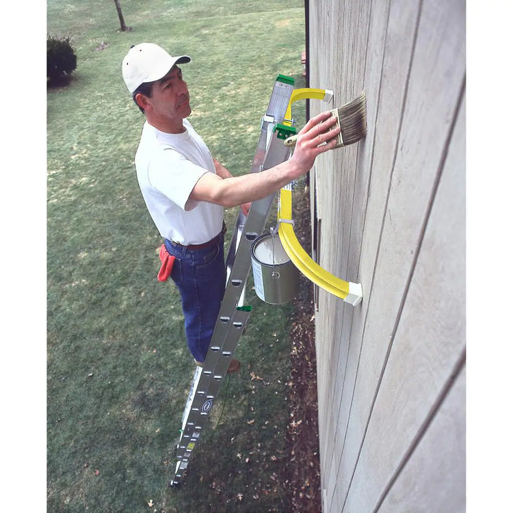 24 Ft. Aluminum Extension Ladder (23 Ft. Reach Height) with 225 Lb. Load Capacity Type II Duty Rating