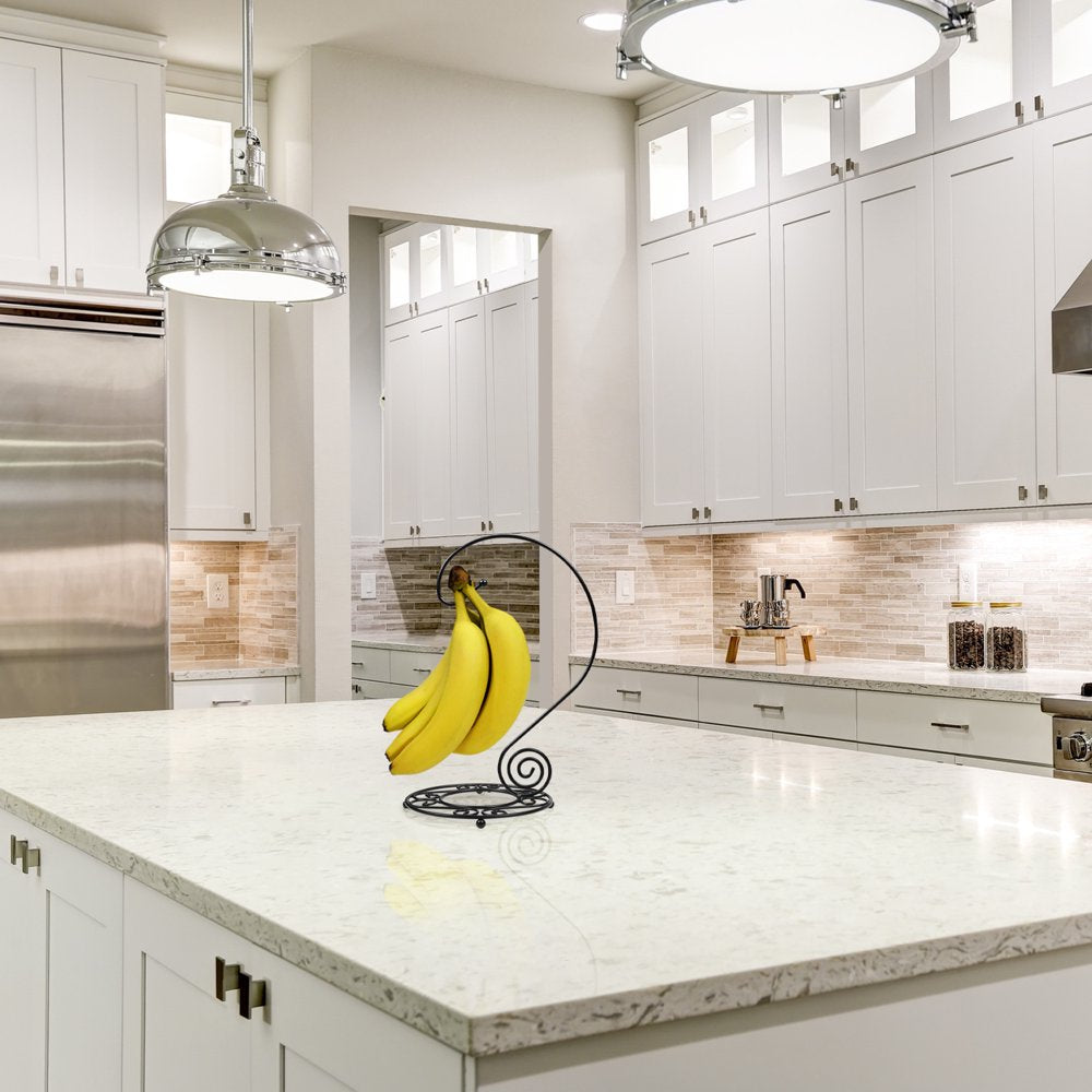 Black Banana Holder Stand for Kitchen Countertop