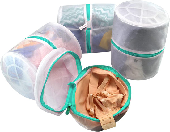 Bra Wash Bags,  4 Pack Underwear Laundry Mesh Bags for Delicates Baby Cloth Sock