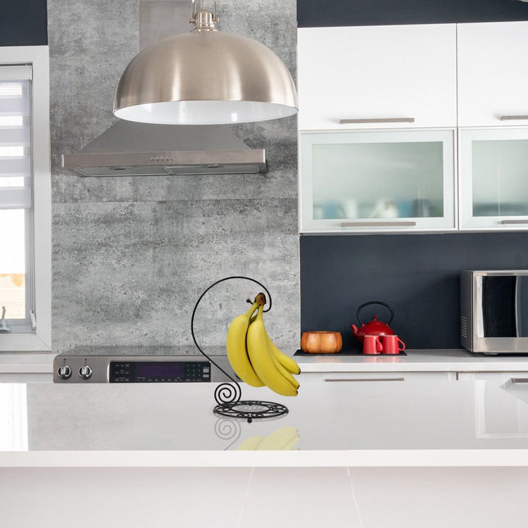 Black Banana Holder Stand for Kitchen Countertop