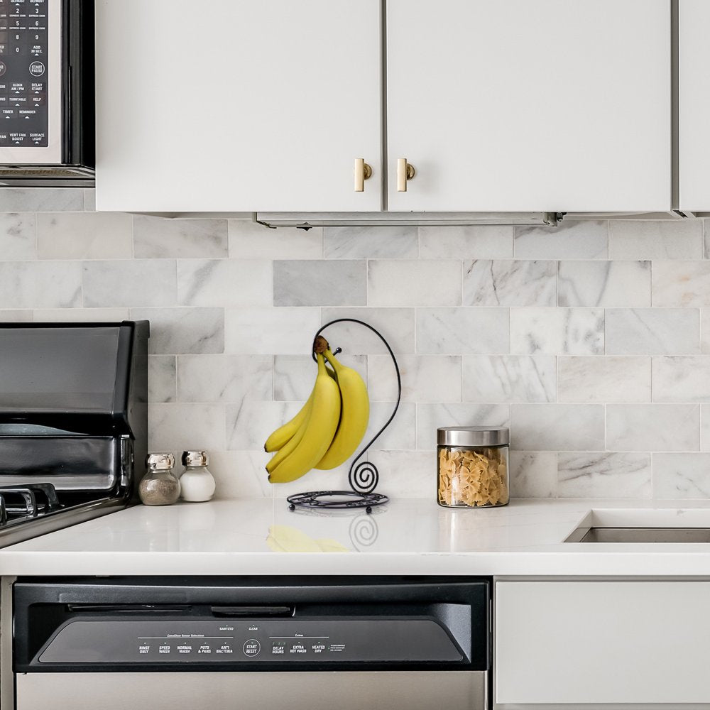 Black Banana Holder Stand for Kitchen Countertop