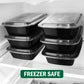 Meal Prep Containers, Plastic Food Storage Containers with Lids, 32Oz Meal Prep Container, to Go Containers Disposable, BPA Free, 50 Packs