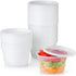 Deli Containers with Lids 16 Oz. Leakproof Bpa-Free Plastic Food Storage Cups Clear Airtight Takeout Container Heavy-Duty, Microwaveable Freezer Safe Disposable/Reusable Qty 24
