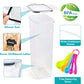 Airtight Food Storage Container Set, 21 Pcs Food Canisters for Kitchen, Pantry Organization and Storage, Plastic Cereal Container with Easy Lock Lids, Labels, Marker & Spoon Set