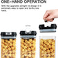 7 Pieces Airtight Food Storage Container Set Kitchen Organization Cereal Containers Storage with 8 Labels & Chalk Marker BPA Free Clear Plastic Kitchen and Pantry Organization Containers