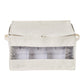 Polyester Stemware Storage Box Set of 2, Natural