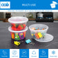 [-Round Deli Containers (12 Oz, 25)] Plastic Deli Food Storage Containers with Airtight Lids | Microwave-, Freezer and Dishwasher-Safe | BPA Free | Heavy-Duty | Meal Prep | Leakproof | Recyclable