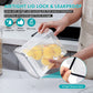 Airtight Food Storage Container Set, 21 Pcs Food Canisters for Kitchen, Pantry Organization and Storage, Plastic Cereal Container with Easy Lock Lids, Labels, Marker & Spoon Set