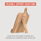Classic Cookbook Recipe Stand, 100% Acacia Wood - Brown 14.6 X 9.4 X 1.8 In