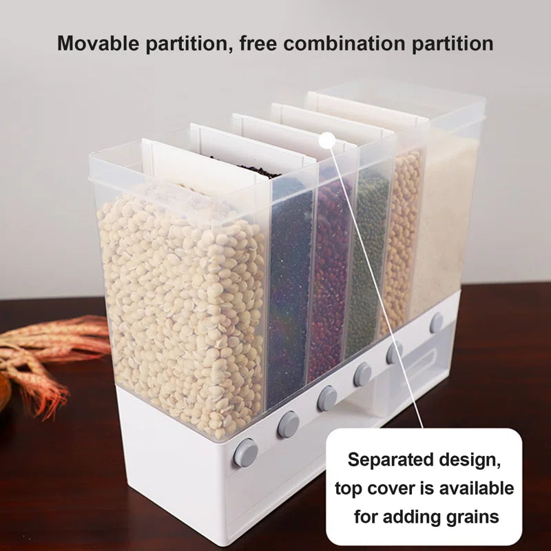 Nepeta Rice Dispenser Food Grain Storage Container