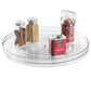 Recycled Plastic Lazy Susan Turntable Organizer, Pantry, Bathroom, General Storage and More, the Linus Collection – 14", Clear