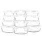 12-Pack Glass Meal Prep Containers, Glass Food Storage Containers with Locking Lids - Microwave, Oven and Freezer Friendly