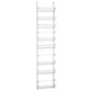 Over-The-Door White Metal Kitchen Storage Spice Shelves