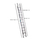 24 Ft. Aluminum Extension Ladder (23 Ft. Reach Height) with 225 Lb. Load Capacity Type II Duty Rating