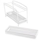 2-Tier Pull-Out Spice Organizer, White