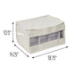 Polyester Stemware Storage Box Set of 2, Natural