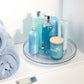 Recycled Plastic Lazy Susan Turntable Organizer, Pantry, Bathroom, General Storage and More, the Linus Collection – 14", Clear