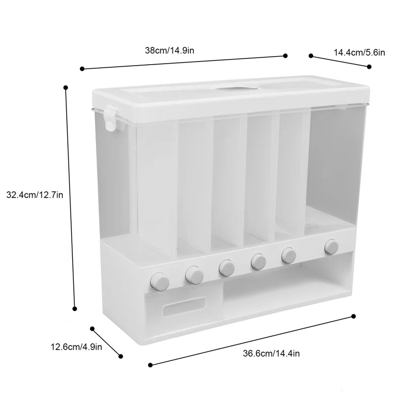 Nepeta Rice Dispenser Food Grain Storage Container