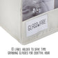 Polyester Stemware Storage Box Set of 2, Natural