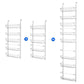 Over-The-Door White Metal Kitchen Storage Spice Shelves
