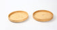 Bamboo Low Wall Organization Turntable Lazy Susan, Brown, 9.5" Diameter, Pack of 2